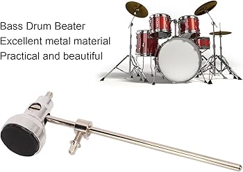 パーカッション・打楽器 Bass drum beater set! Amazon.com: Bass Drum Beater, Metal Drum Pedal Beater Hammer